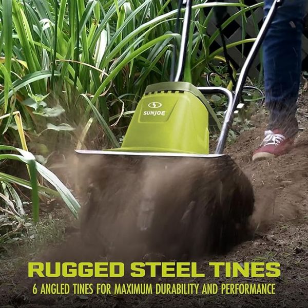 Sun Joe TJ603E 16-Inch 12-Amp Electric Tiller and Cultivator